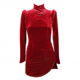 Mini dress in Art Nouveau style