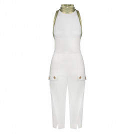 Halston neck jumpsuit