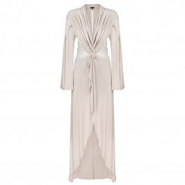 Robe longue ivoire