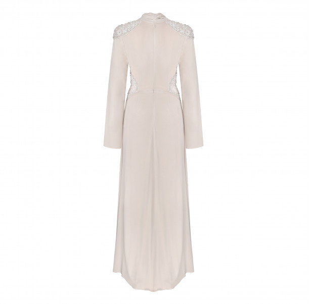 Robe longue ivoire - 3