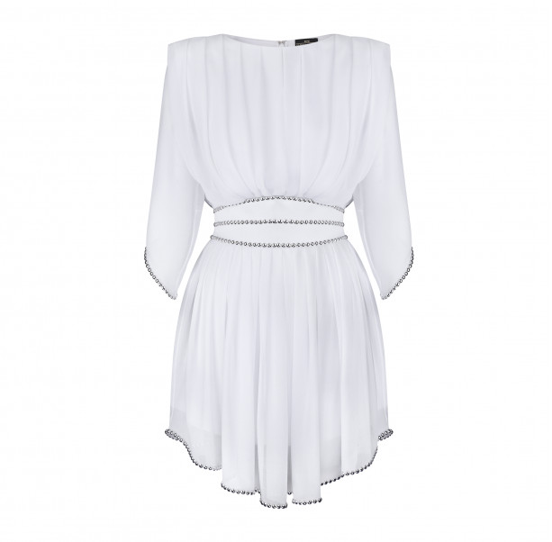Robe courte blanche - 1