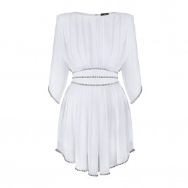 Robe courte blanche