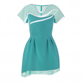 Blue mini dress