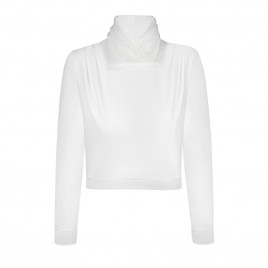 Crop top blanc