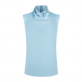 Oriental collar top