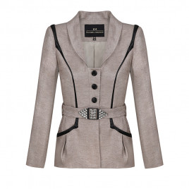 Veste beige emblématique