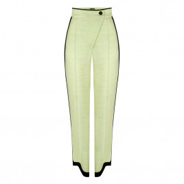 Pantalon à découpes bouclées