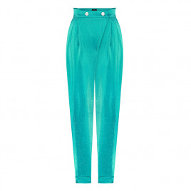 High waist turquoise