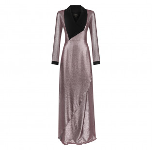 Pink gold dress small - 1