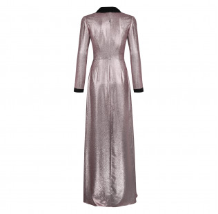 Pink gold dress small - 3
