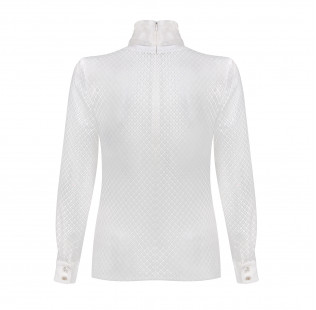 Blouse en dentelle blanche small - 3