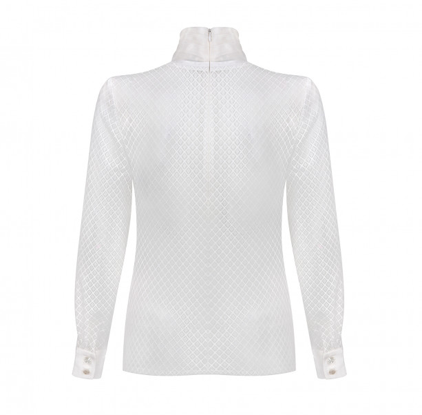 Blouse en dentelle blanche - 3