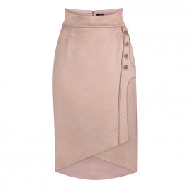 Pencil skirt with a sewn-in belt-an arc