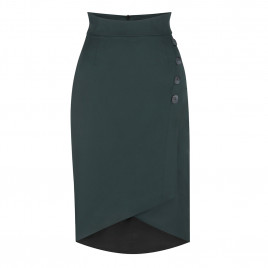 Jupe avec ceinture cousue-un arc