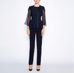Blouse sleeves chiffon  small - 5