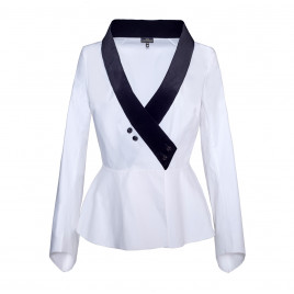 Blouse velvet collar 