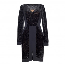 Robe en soie devore