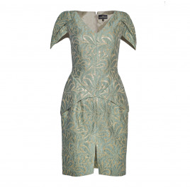 Robe à manches pétales