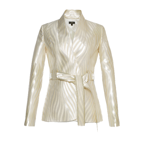 Jacket  jacquard ivory - 1