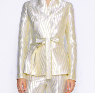 Jacket  jacquard ivory small - 2