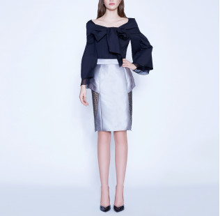 Jupe avec triangle en dentelle small - 5