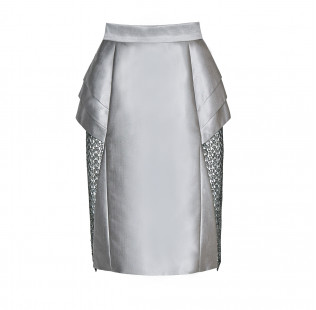 Jupe avec triangle en dentelle small - 1